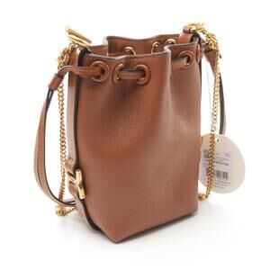 Chloe Bucket Shoulder Brown Bag Leather Marcie